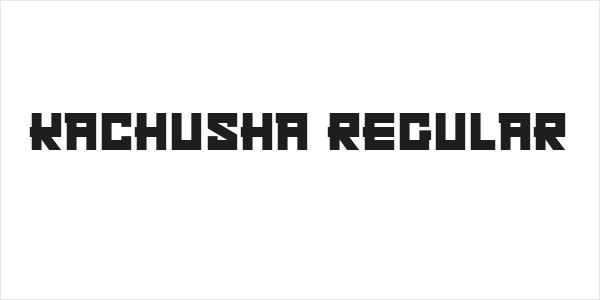 Kachusha Regular Logo
