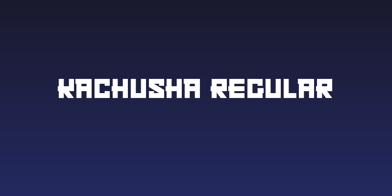Kachusha Regular Social Header