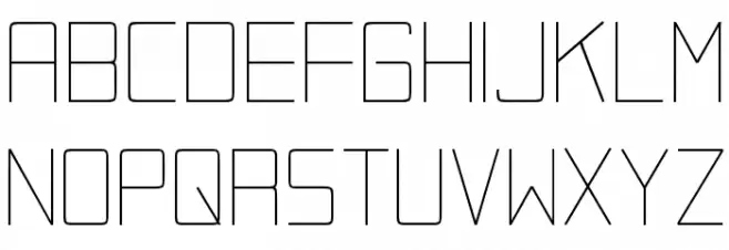 Kacugak - demo version Font Litere mari