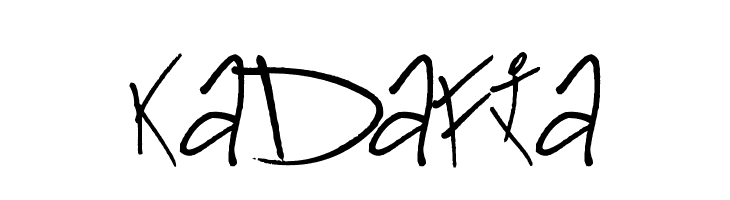 Kadafia  Frei Schriftart Herunterladen