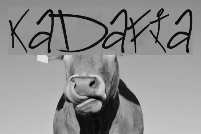 Kadafia Font examples