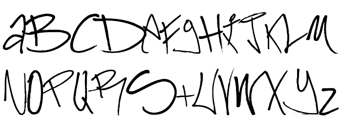 Kadafia Font LOWERCASE