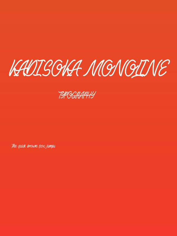 Kadisoka-Monoline Poster