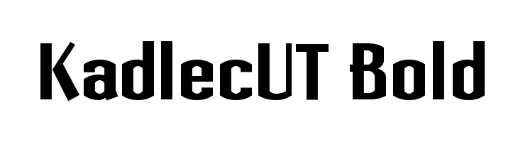 KadlecUT Bold  Скачать бесплатные шрифты