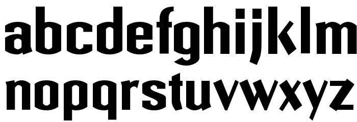 KadlecUT Bold Font LOWERCASE