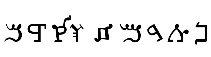 Kadosh Samaritan  Free Fonts Download