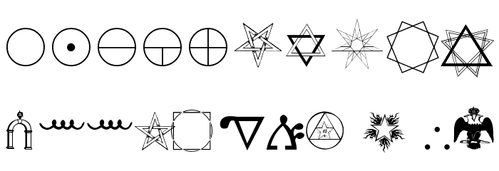 Kadosh Samaritan Font OTHER CHARS