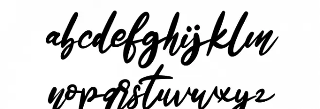 Kaduta FREE Caratteri MINUSCOLO