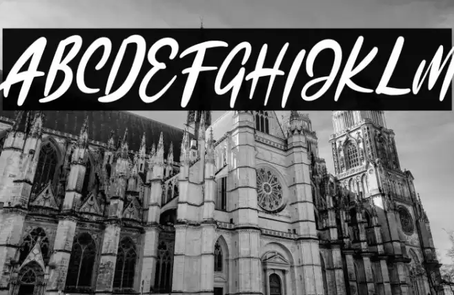 KadutaFREE Font examples