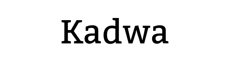 Kadwa Font