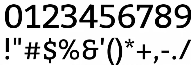 Kadwa Font OTHER CHARS