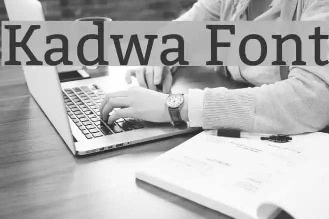 Kadwa Font examples