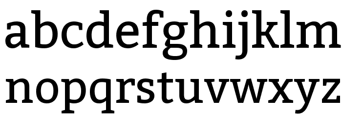 Kadwa Font LOWERCASE