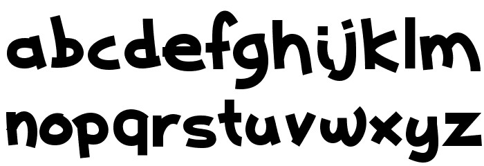 Kaeden Bold Font LOWERCASE