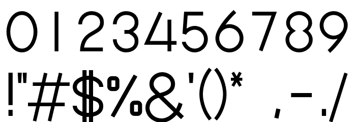 Kaei Regular フォント その他の文字