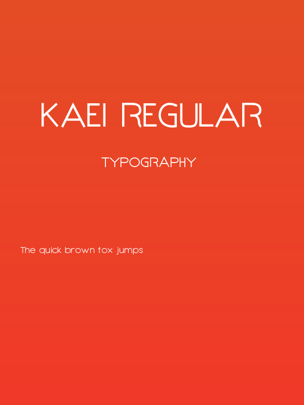 Kaei Regular Poster