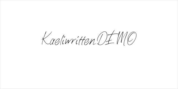 KaeliwrittenDEMO Logo