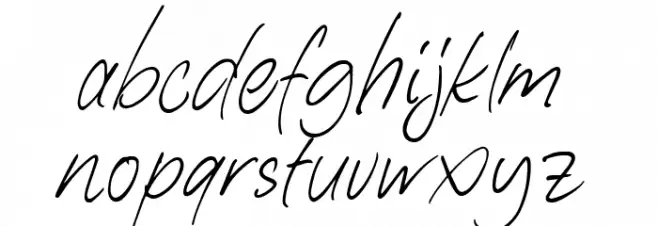 KaeliwrittenDEMO Caratteri MINUSCOLO