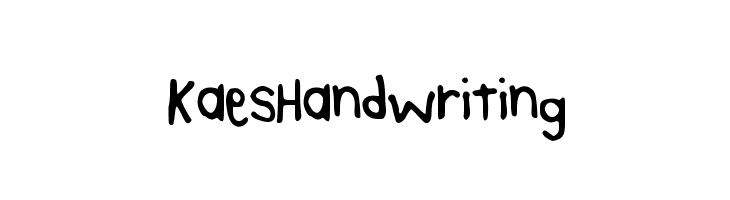KaesHandwriting Font
