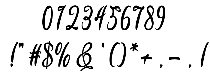 Kaeshum Font OTHER CHARS