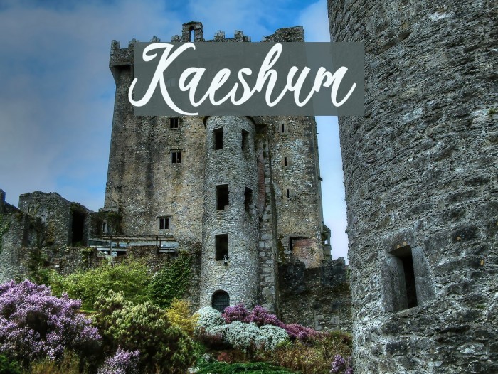 Kaeshum Font examples