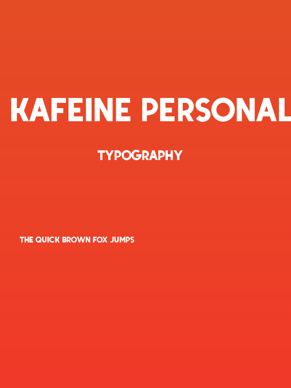 Kafeine Personal Use Poster