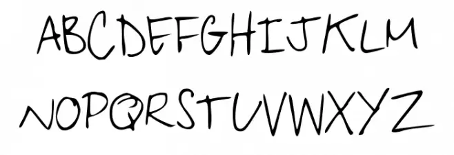 KafeisCaf Schriftart Groß