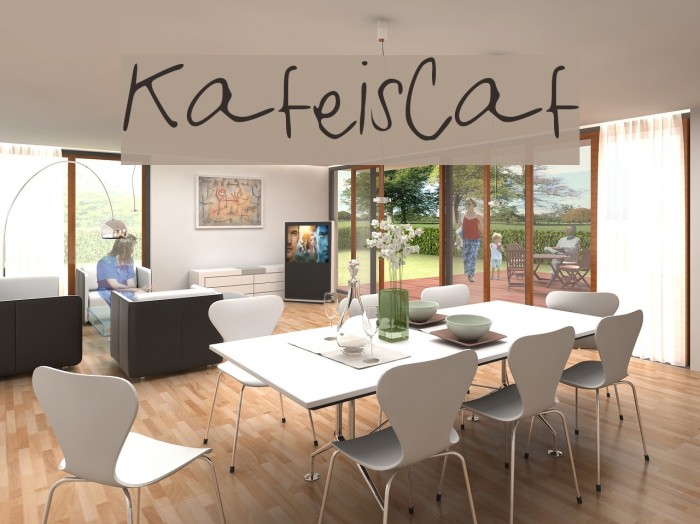KafeisCaf Font examples