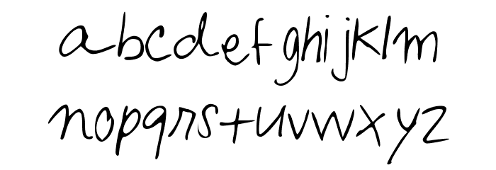 KafeisCaf Font LOWERCASE