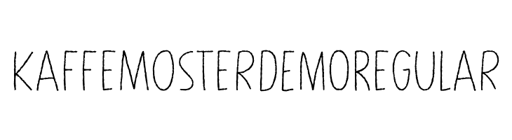 Kaffemoster DEMO Regular  Frei Schriftart Herunterladen