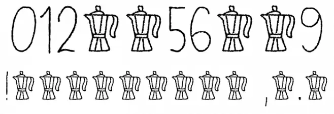 Kaffemoster DEMO Regular Caratteri ALTRI CARATTERI