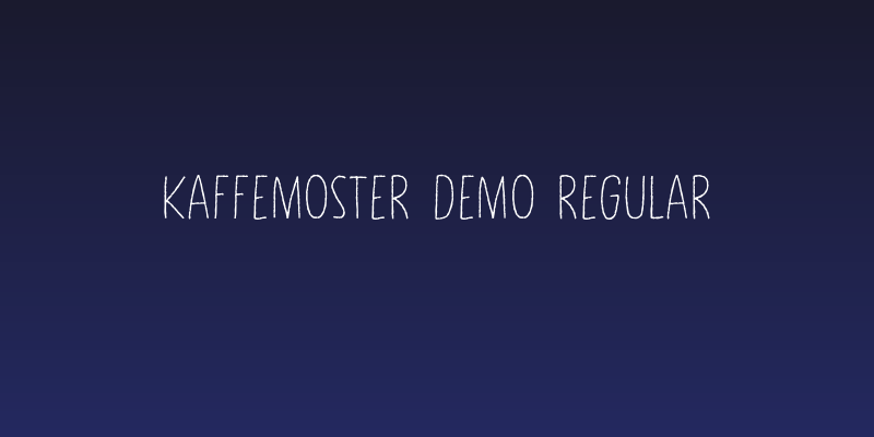 Kaffemoster DEMO Regular Social Header