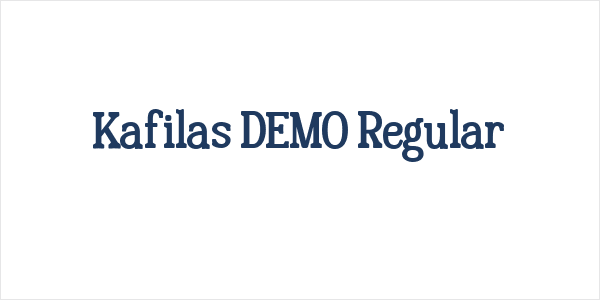 Kafilas DEMO Regular Logo