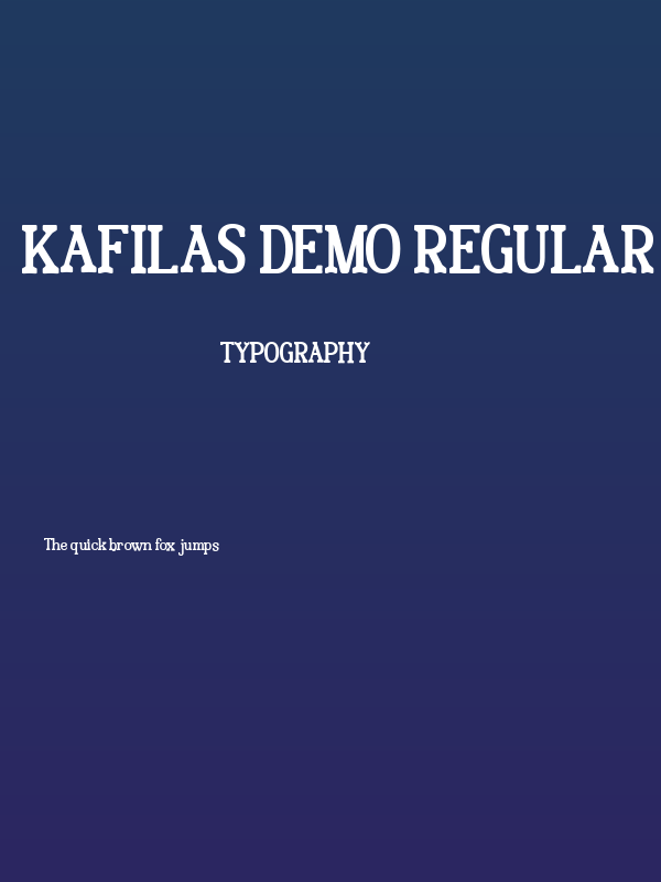 Kafilas DEMO Regular Poster