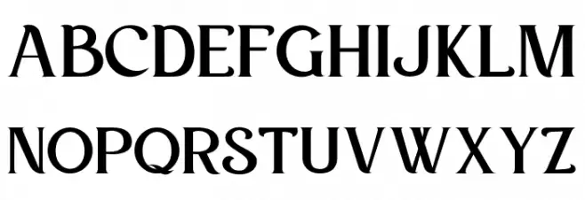 Kafina Personal Use Schriftart Groß