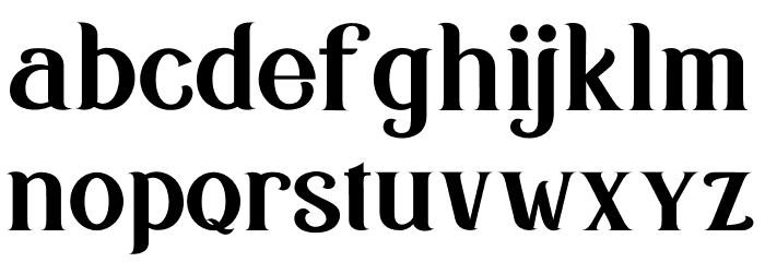 Kafina Personal Use Font LOWERCASE