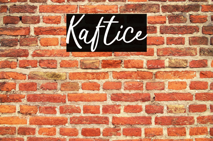 Kaftice Example 1