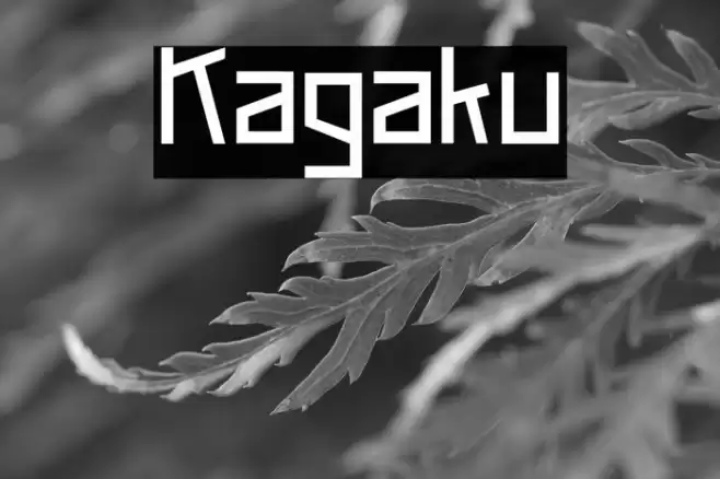 Kagaku Font examples