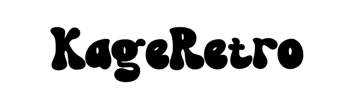 Kage Retro  font caratteri gratis