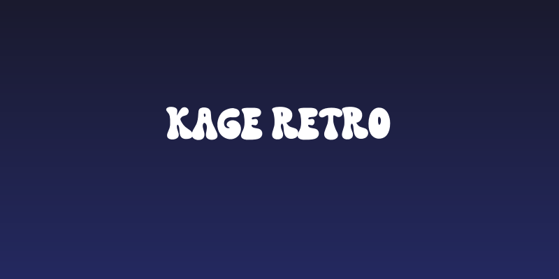 Kage Retro Social Header