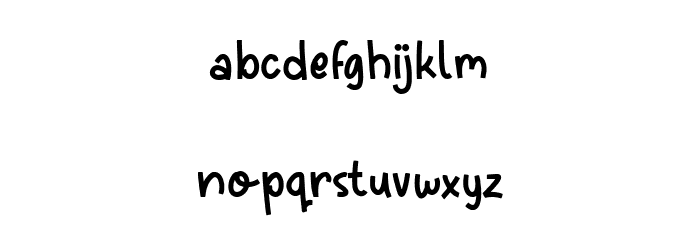 Kagomechan Demo Version Font LOWERCASE
