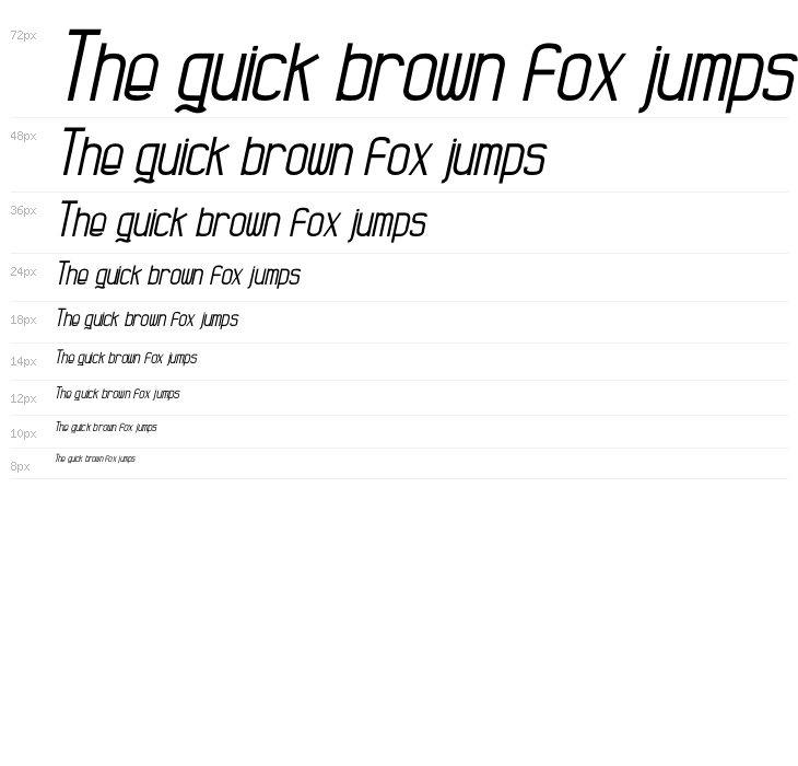 Kagura Italic Italic Waterfall