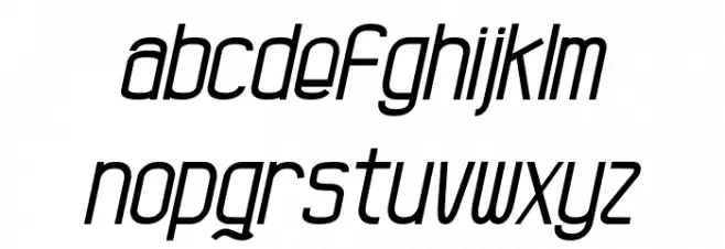 Kagura Italic Italic フォント 小文字
