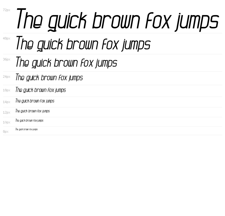 Kagura Italic Waterfall