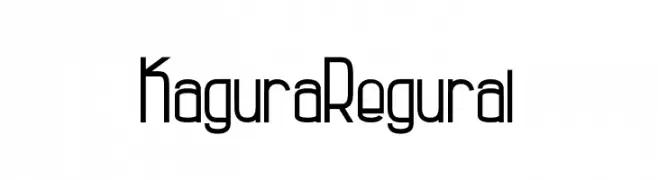 Kagura Regural  नि: शुल्क फ़ॉन्ट्स डाउनलोड