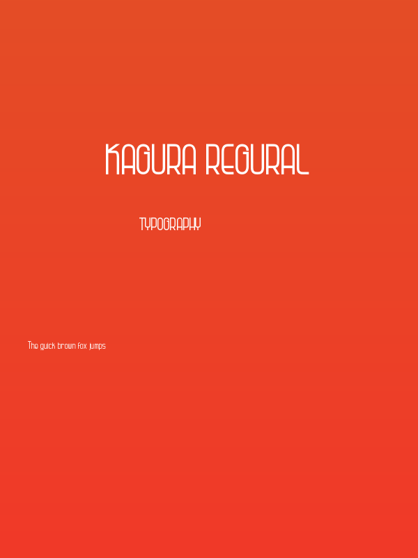 Kagura Regural Poster