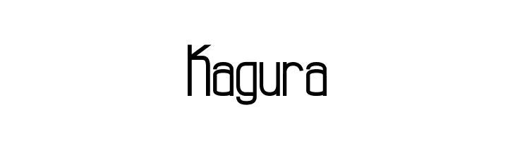 Kagura  Скачать бесплатные шрифты