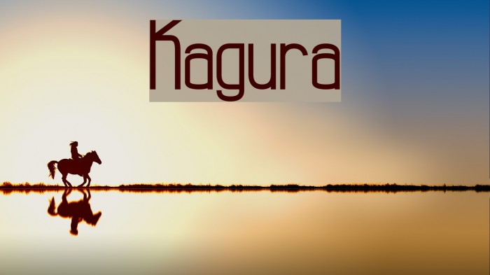 Kagura Font examples