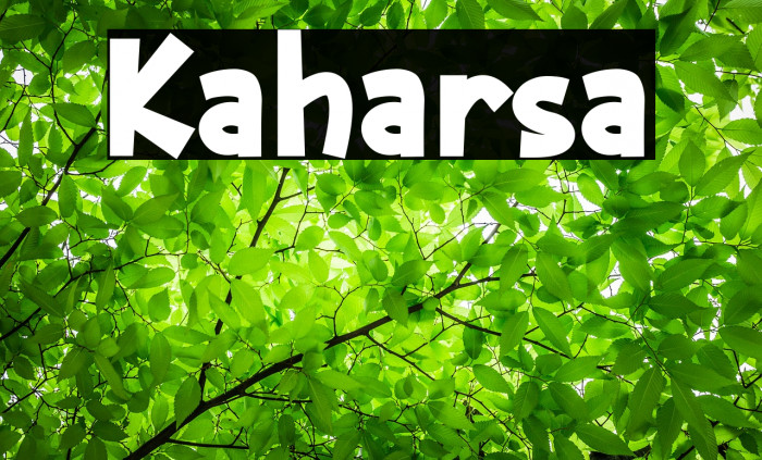 Kaharsa Font examples