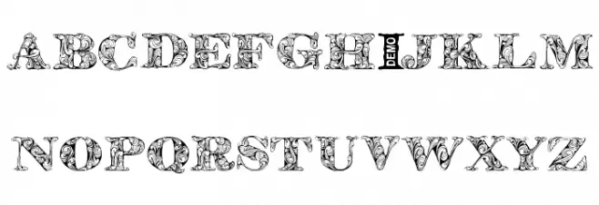 Kahir Demo Schriftart Kleinbuchstaben